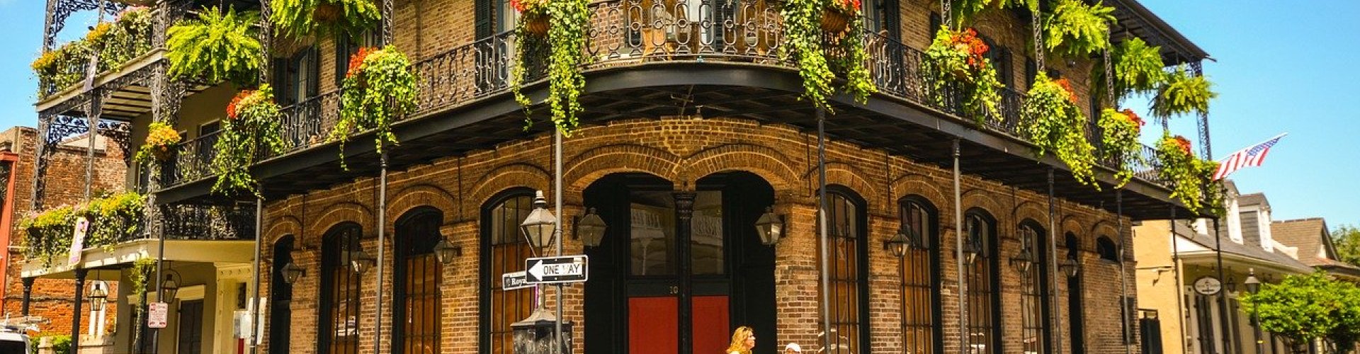 New Orleans Historic Street Scene