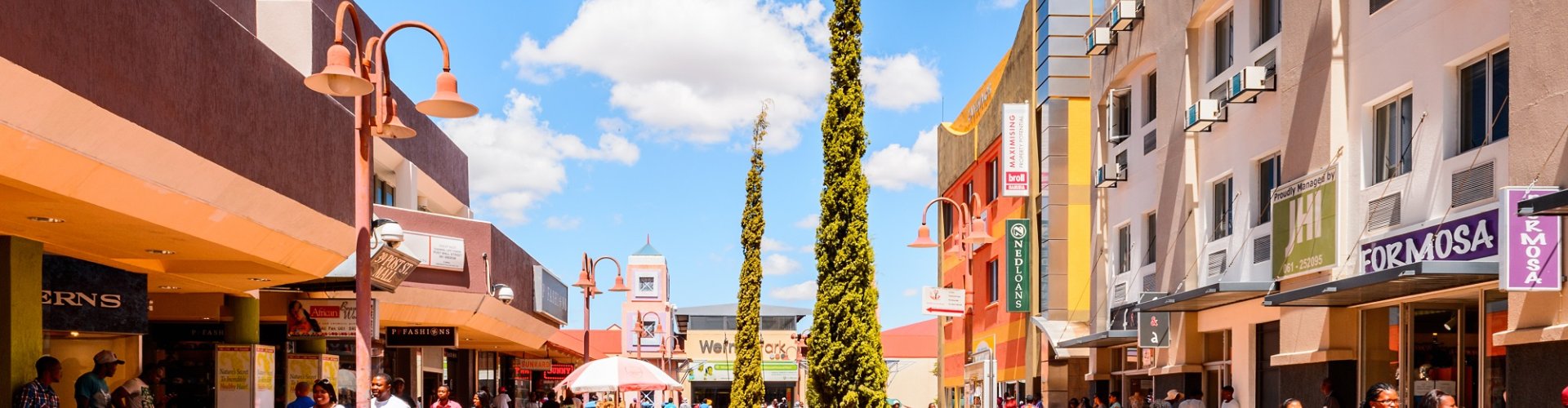 Windhoek cityscape landscape