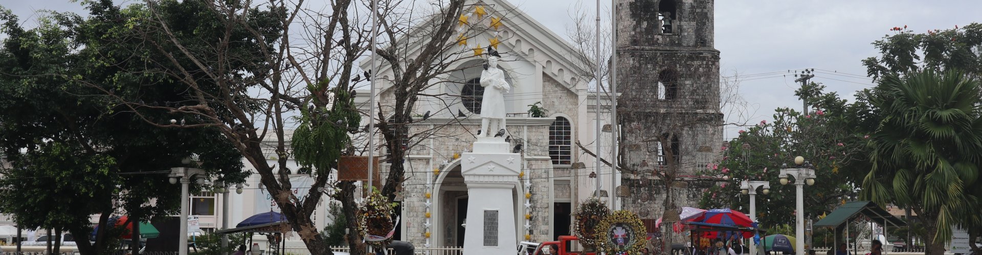 Tagbilaran City skyline at sunset