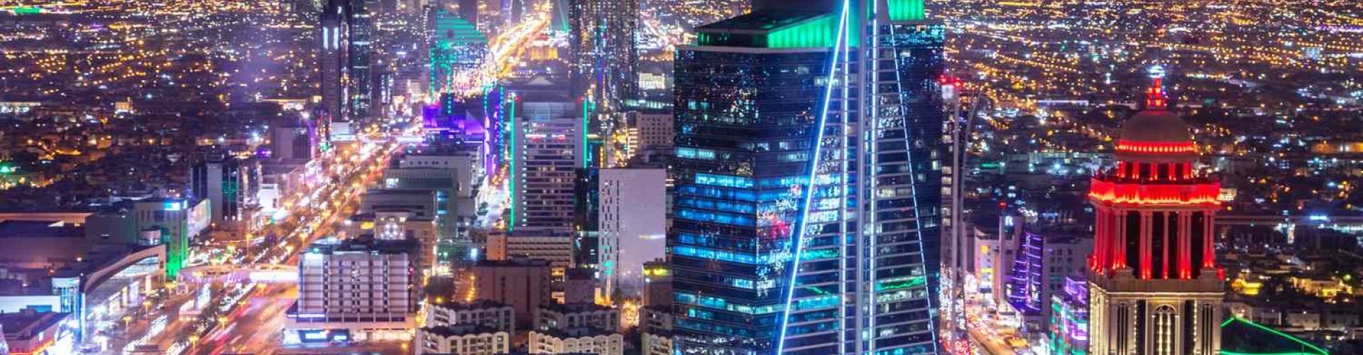 Riyadh cityscape at sunset