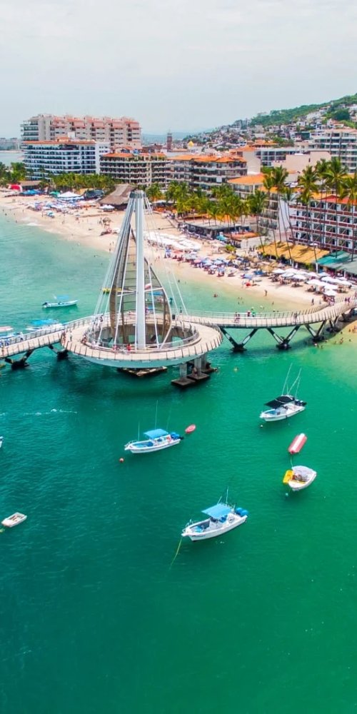 Hotel area in Puerto Vallarta