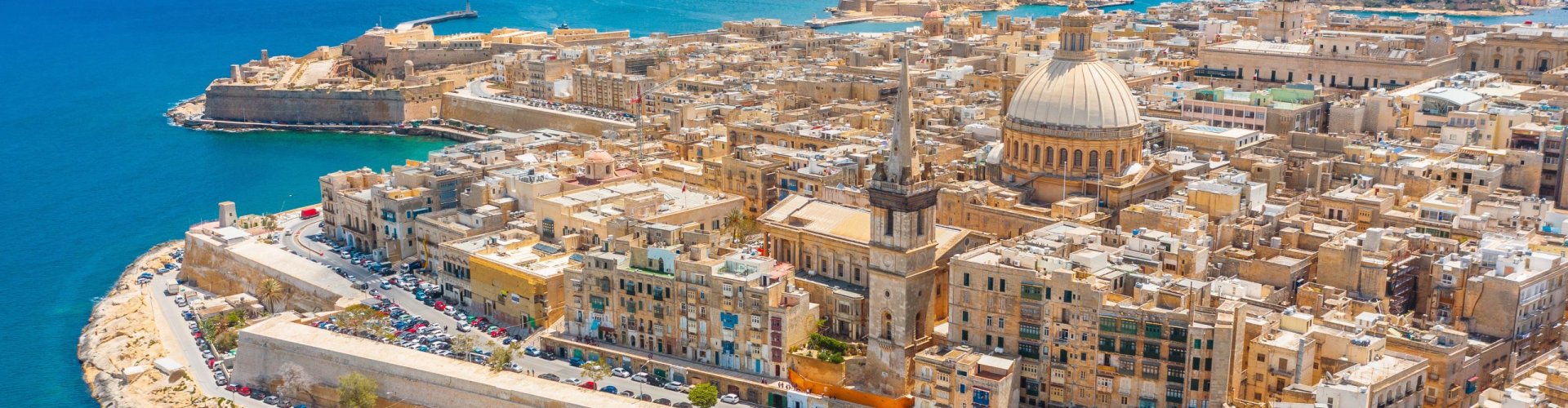 Sunset over Valletta, MT