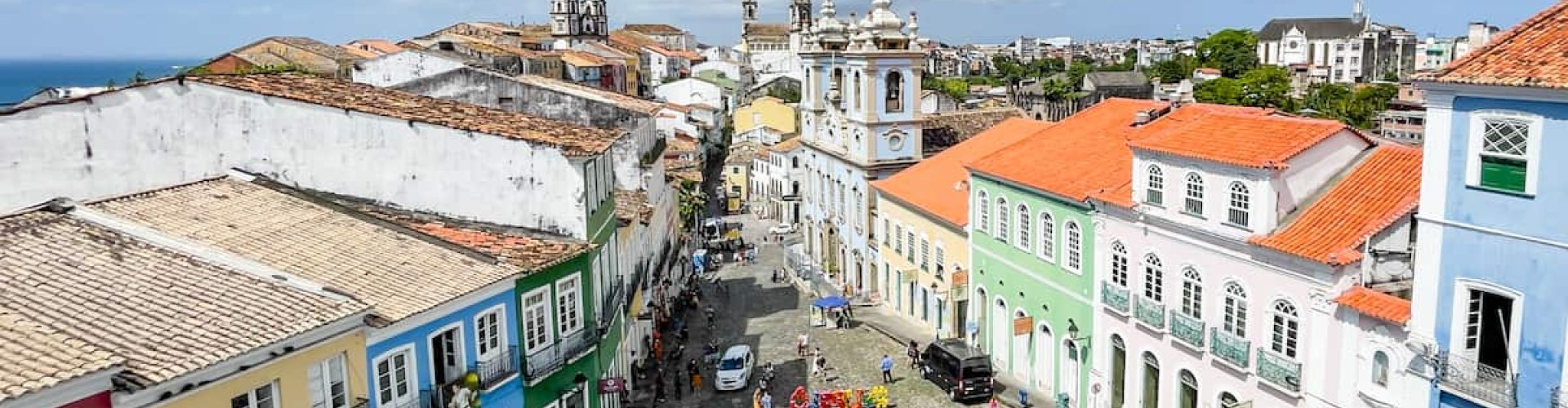 Scenic landscape of Salvador, BR