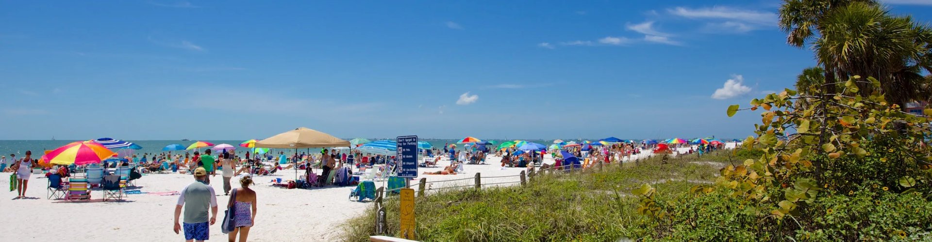 Sunset over Fort Myers skyline
