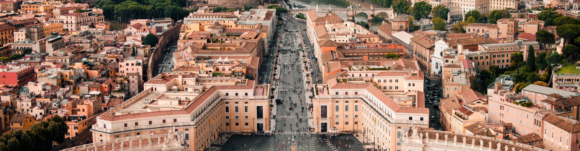 Scenic view of Rome skyline