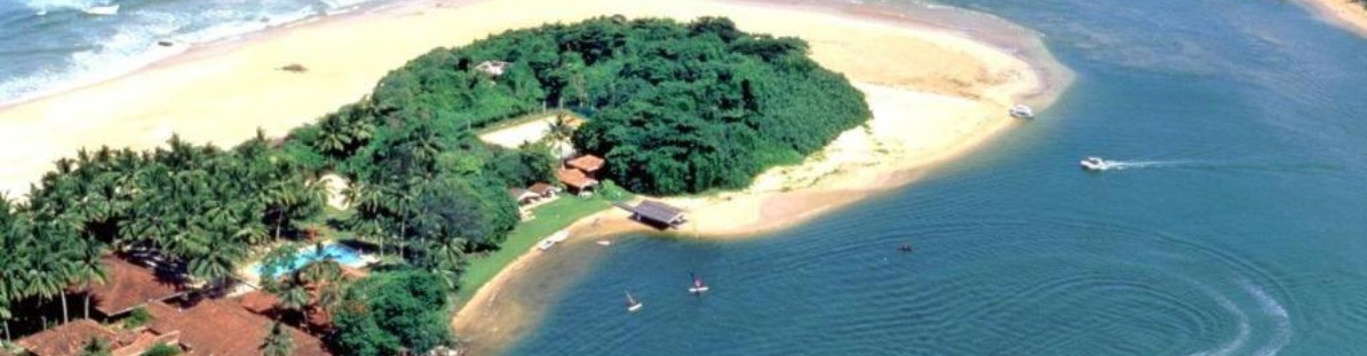 Sunset over Bentota beach