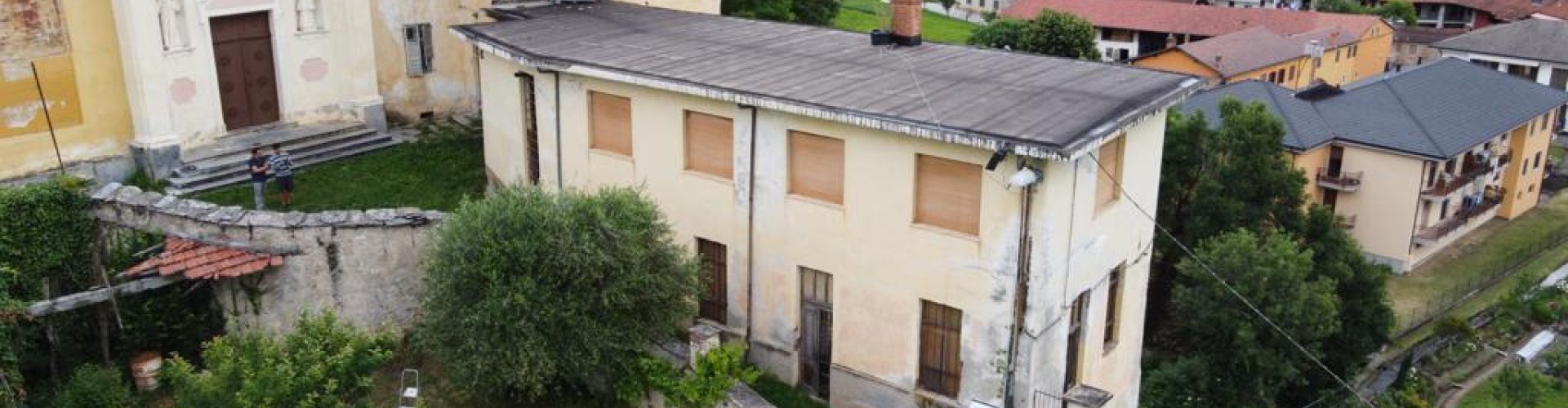 Scenic view of Bernezzo, IT