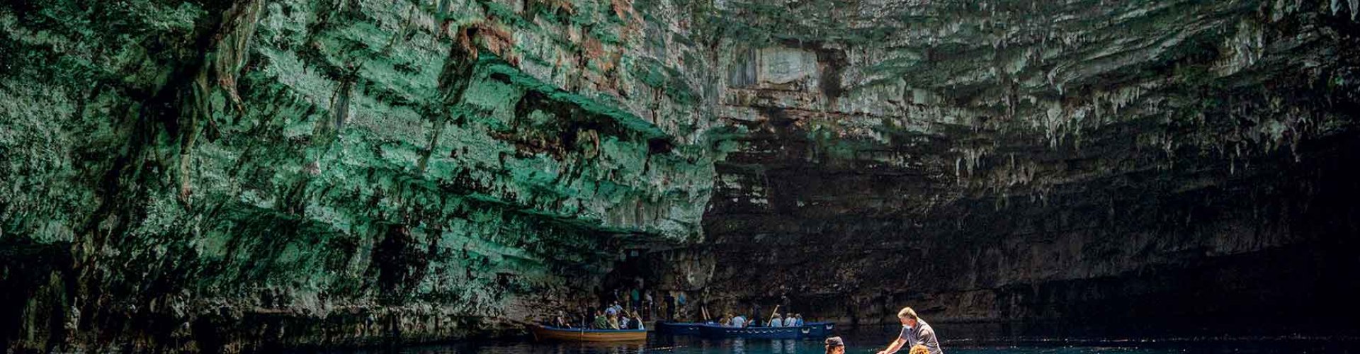 Sunset over Kefalonia coastline