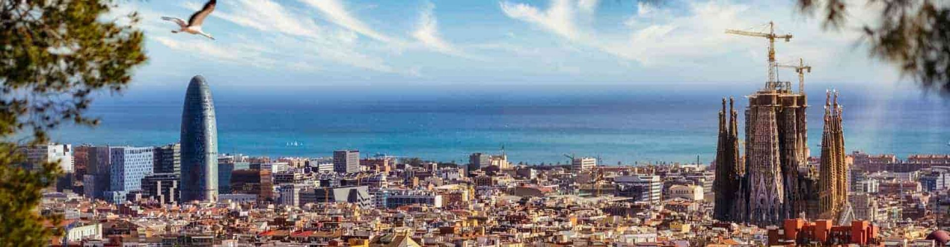 Beautiful landscape in Barcelona