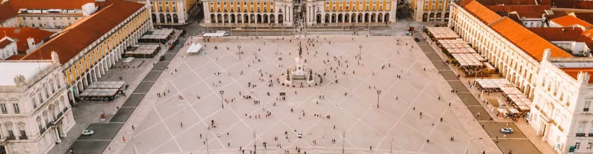 Sunset over Lisbon skyline