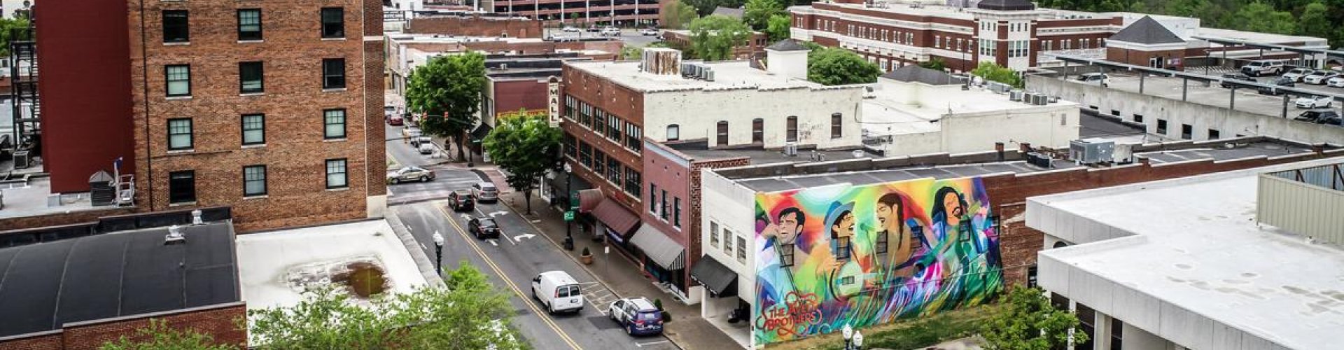 Sunset over Concord, NC skyline