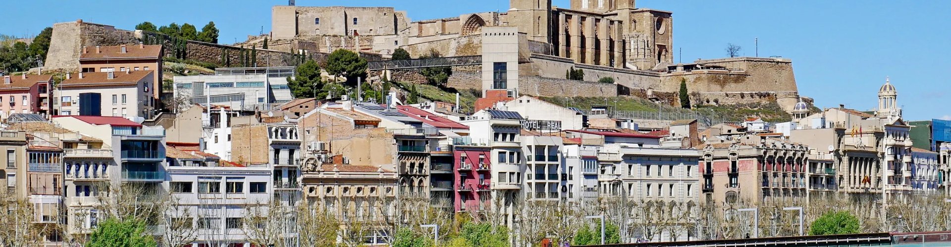 Scenic view of Lleida cityscape