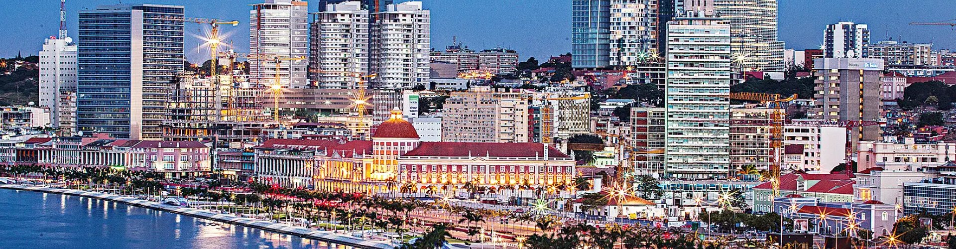 Scenic view of Luanda bay