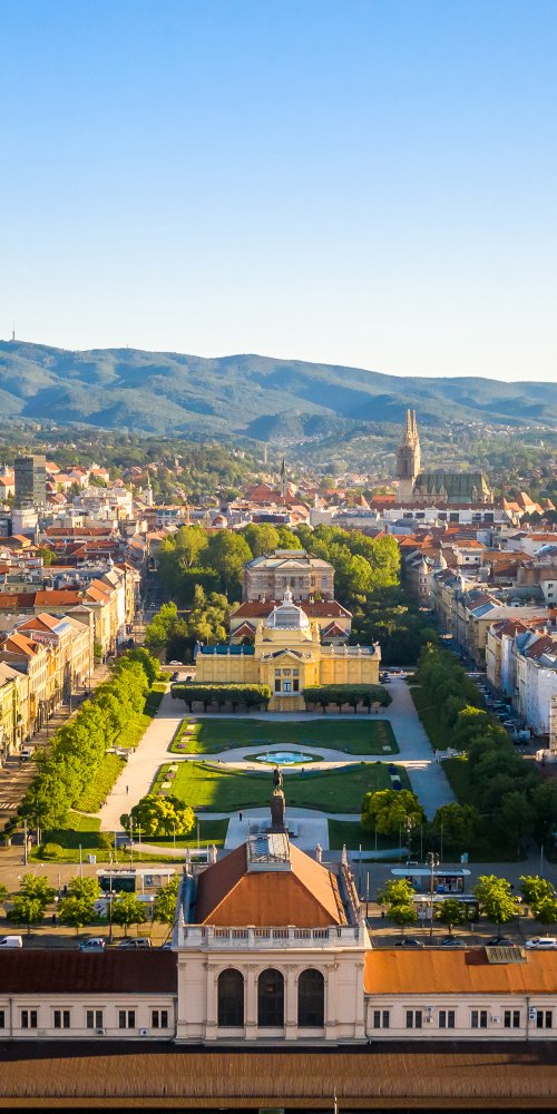Street scene in Zagreb